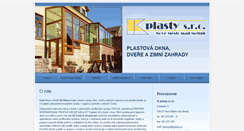 Desktop Screenshot of kplasty.cz